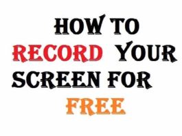 How to screen record